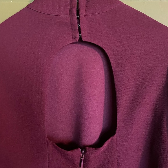 Nasty Gal Oxblood Bell Sleeve Mini Dress - Picture 7 of 9